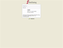 Tablet Screenshot of kalundborg.netdialog.geohosting.dk